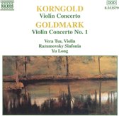 Korngold, Goldmark: Violin Concertos / Vera Tsu, Yu Long