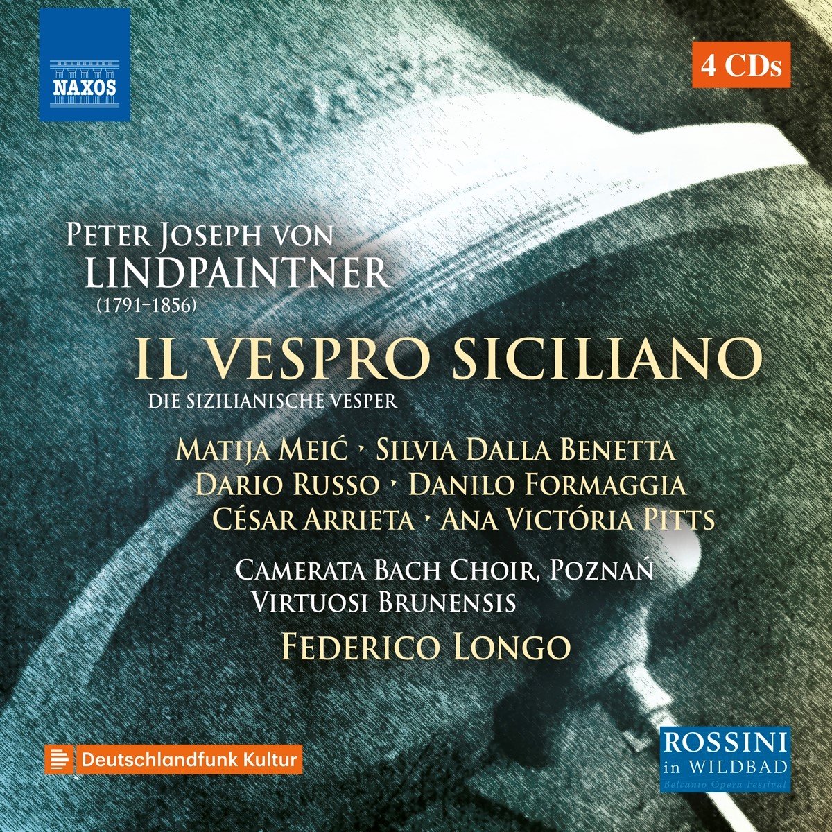 César Arrieta, Ana Victória Pitts, Camerata Bach Choir Poznan, Virtuosi Brunensis, Federico Longo - Il Vespro Siciliano (4 CD)