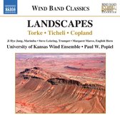 Ji Hye Jung, Steve Reisring, University Of Kansas Wind Ensemble - Torke, Tichele, Copland: Landscapes (CD)