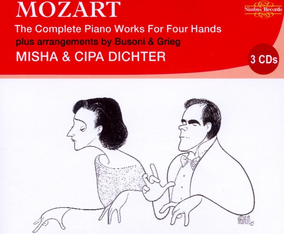 Misha & Cipa Dichter - Mozart: The Complete Piano Works For Four Hands (3 CD)