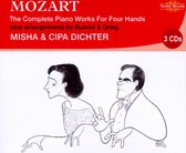 Dichter Misha & Cipa - Mozart: Complete Piano Works For 4 (3 CD)