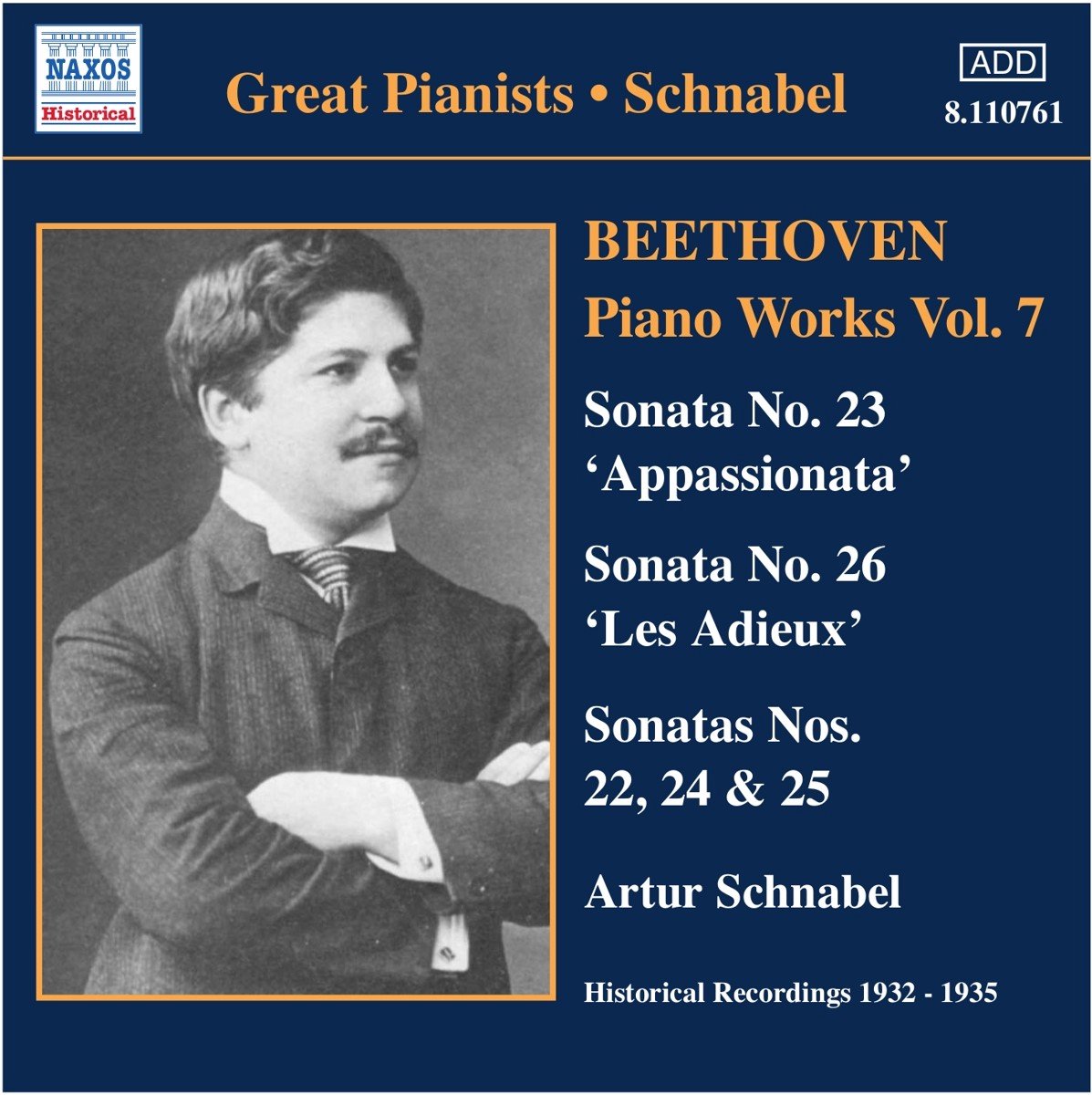 Artur Schnabel - Beethoven: Piano Works 7 (CD)