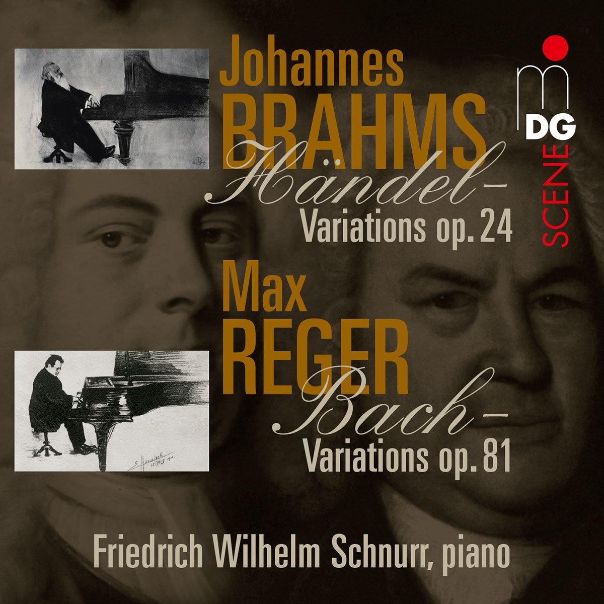 Friedrich Wilhelm Schnurr - Brahms/Reger: Piano Music (CD)