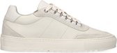 Sacha - Heren - Off white leren sneakers met suède details - Maat 44