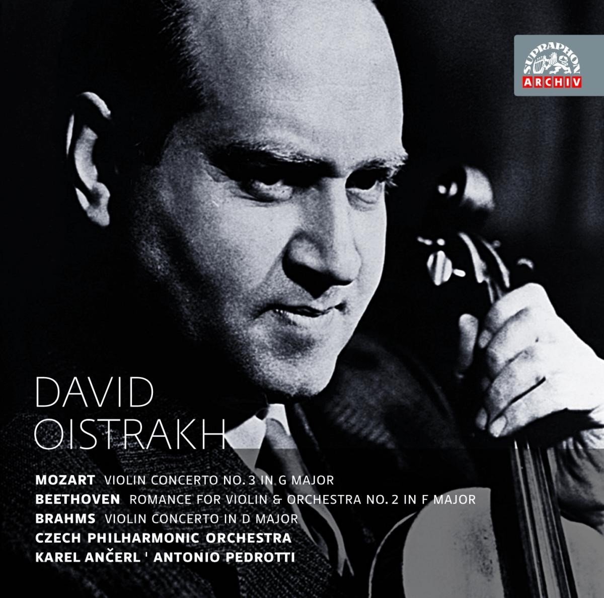 David Oistrach - Mozart, Beethoven & Brahms: Violin Concertos (CD)