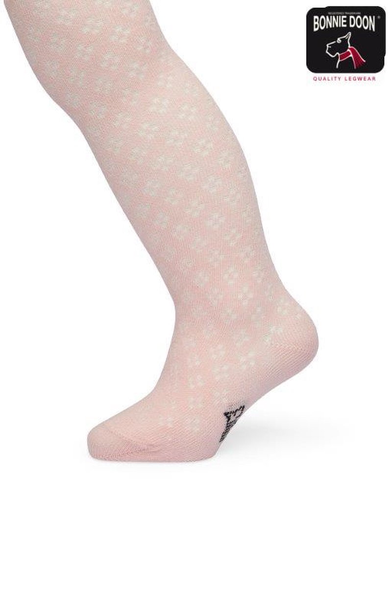 Bonnie Doon Baby Maillot Licht Roze maat 80/86 - Meisjes - Ajour Patroon - Organic - Zacht Organisch Katoen - GOTS gecertificeerd - Gladde naden - Comfortabele Boord - Geen vervelende naden - Babyroze - Lichtroze - Pink Salt - BP214901.320