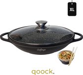 CF Cooking© | XL Luxe Wok | Black Line Edition | Inclusief deksel | 36Ø | Inductie | DW36