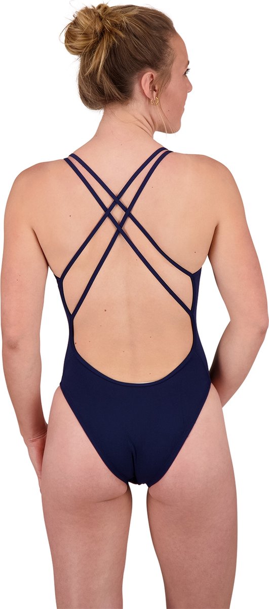 Nike Swim hydrostrong solid dames spiderback onpiece badpak — afbeelding 6