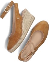 Fred de la Bretoniere 153010245 Espadrilles - Met Sleehak - Dames - Cognac - Maat 39