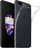 OnePlus 5 Hoesje - Transparant TPU Siliconen Hoesje