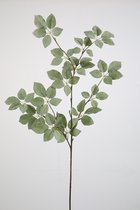 Kunsttak - Schefflera - topkwaliteit decoratie - 2 stuks - zijden tak - Groen - 127 cm hoog