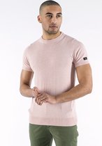 P&S Heren gebreid T-shirt-ROB-Pink-M