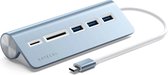Satechi TYPE-C Aluminum USB Hub & Card Reader Blue