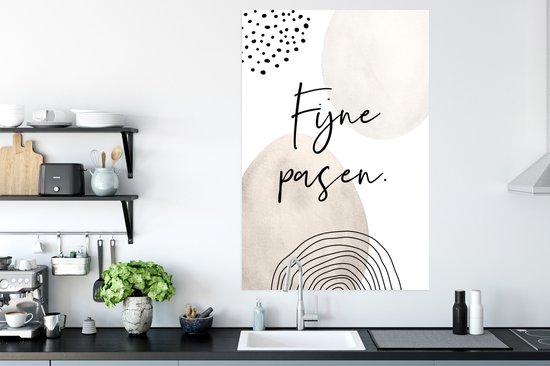 Affiche Proverbes - Joyeuses Pasen - Décoration de Pâques - Citations - 80x120 cm