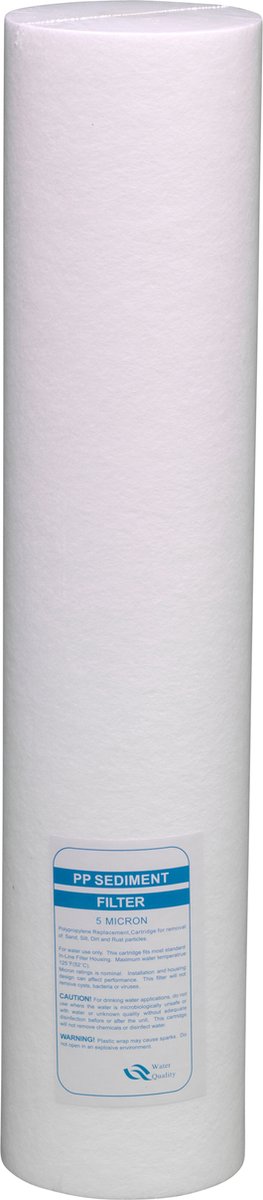 PP - Polypropyleen drinkwater filter patroon 20inch/50cm - 5 micron