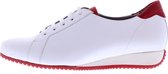 Verhulst-Demi  sneaker wijdte H-9331B - 18 - 104_0006-0937-Wit - rood-maat 6