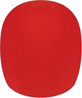 Boston WS-10-RD, rood, per 5 stuks - Plopkap voor zangmicrofoon, rood