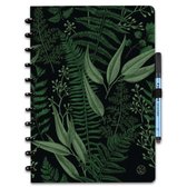 GreenBook - Whiteboard Notebook - A4 Lijn & Blanco - Forest Green