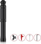Mini Fietspomp - Bandenpomp - Fietsband Pomp - Fietspompen - Compact Formaat - Lichtgewicht - 110 PSI Hogedrukpomp - Zwart met grote korting