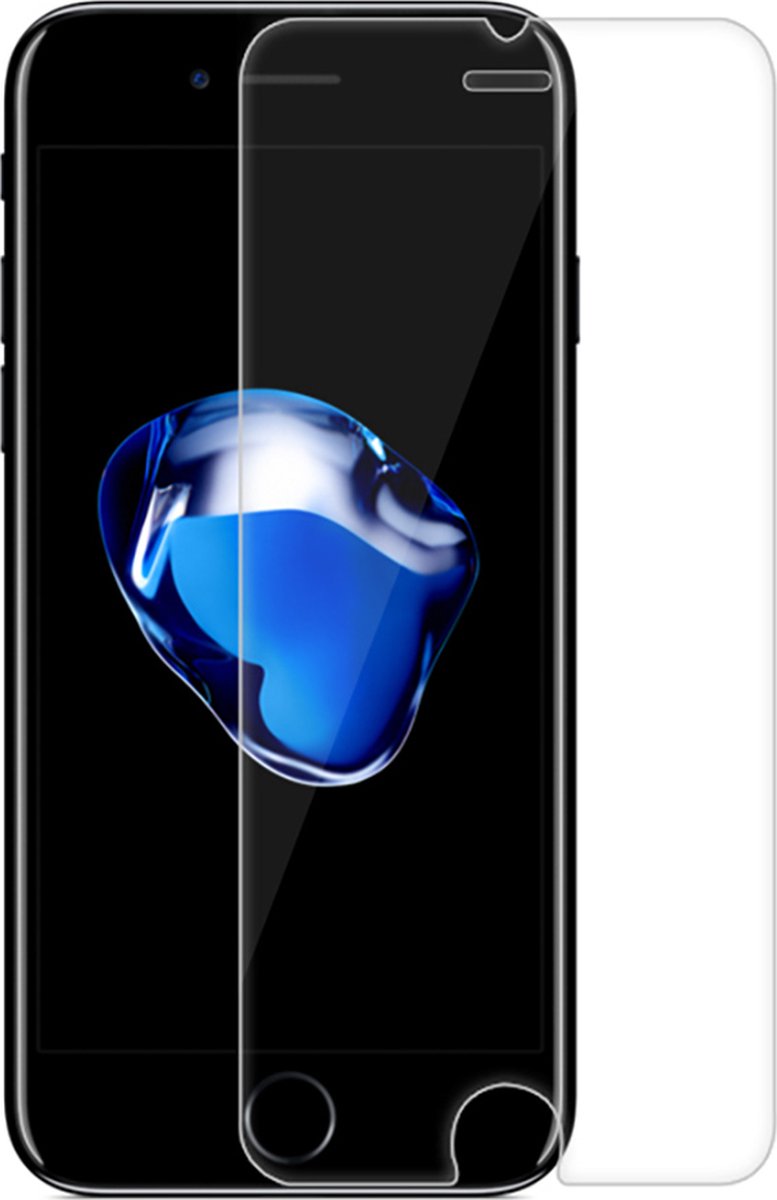 LuxeBass Screenprotector geschikt voor iPhone 8 - glas scherm - bescherming