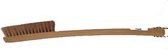 Labshop - Borstel van hout met bronsdraad; 2-rijen - 015 millimeter