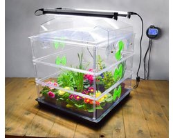 Propagator Vitopod 50W Verwarmde kweekbak Verwarmd met geïntegreerde LED groeilampen en thermostaat - 54 cm hoog