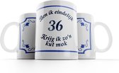 Kut mok 36 jaar |Ben ik eindelijk 36 jaar krijg ik zo’n kutmok| Mok verjaardag |Cadeau mok| Grappige mok  | Kuttegel 36 jaar