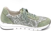 Remonte Dames Sneaker - R6700-52 Lichtgroen/Wit Combi - Maat 40