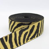 Leduc 5 meter Zebra Tassenband 50mm