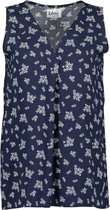 Blue Seven dames Top/blouse 180170 navy print - 44