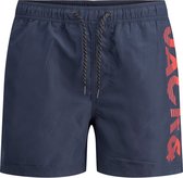 Jack & Jones Zwemshort Logo Navy - Maat W42