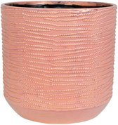 TS Sierpot Jefta roze -Decoratieve pot - 1x Ø 14 x 13 cm