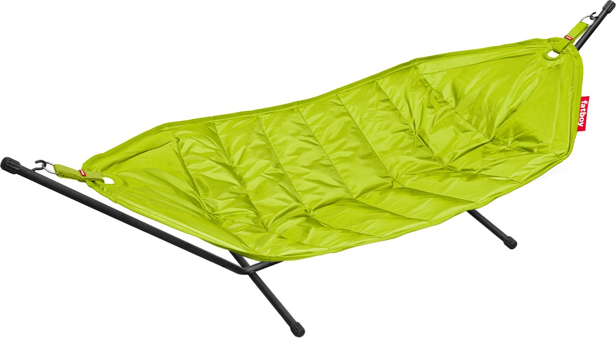 Fatboy Hangmat met standaard voor 2 personen Limoengroen - tot 150kg - 330l x 138b cm