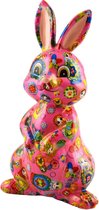 Pomme pidou Konijn Millie - Spaarpot - Medium - Mad About Pink Matryoshkas