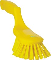 Ergonomische handborstel polyester vezels hard 350 x 70 x 65 mm max. 121° C.
