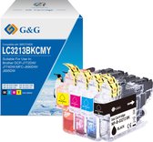 G&G Brother LC-3213VAL XL - Huismerk Inktcartridge - Zwart / Cyaan / Magenta / Geel