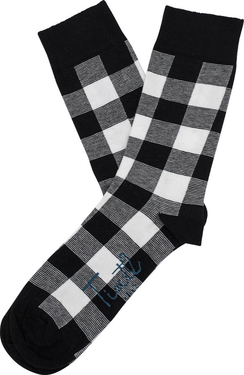 Tintl socks unisex sokken | Scotty - White/black (maat 41-46)