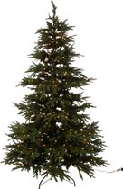 Kerstboom+led | kunststof | groen | 150x150x (h)225 cm