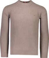 Tommy Hilfiger Trui Beige Beige Normaal - Maat L - Mannen - Lente/Zomer Collectie - Katoen