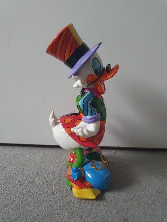 Unkel Scrooge Figur Romero Britto Walt Disney Pop Art Kunst 