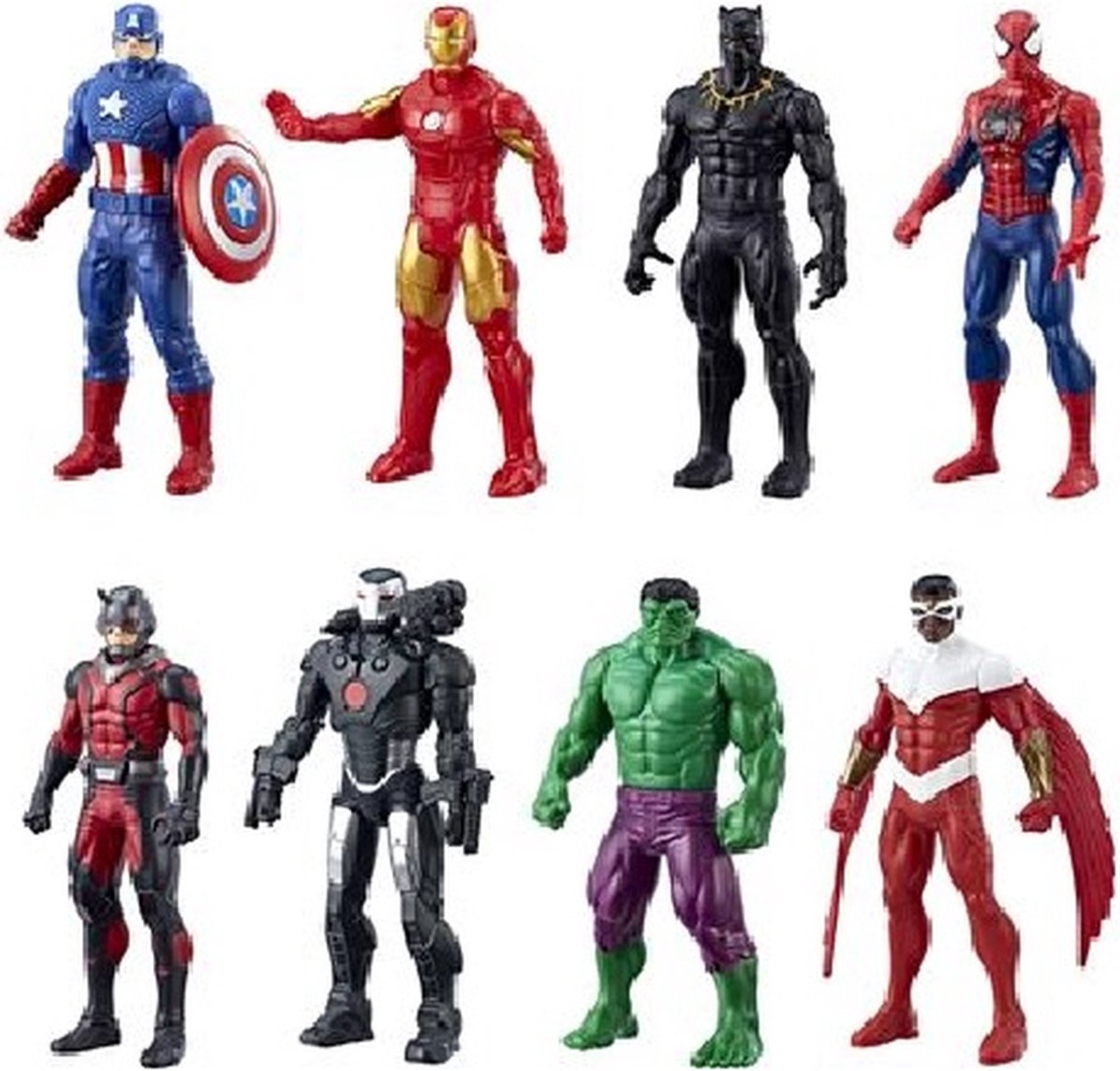 lamp spellen ik luister naar muziek Superhelden Set 8 Stuks - Marvel - Complete set - 15 cm Groot | bol.com