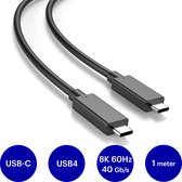 USB4 Kabel - 8K (60Hz beeld), 40Gbps data - 100W PD 3.0 Fast Charging - 1 meter