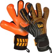 Benelux wears / Keepershandschoenen Volwassenen - zwart,oranje M 9 ( German Latex ) Negative cut