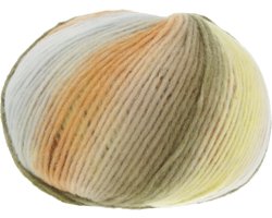 Lang Yarns Cloud 100 gram nr 0001 Groen Crème Gemêleerd