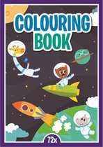 Colouring Book - Kleurboek - Dieren - In de ruimte - 72 Pagina's