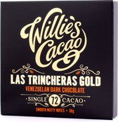 Willie's Cacao - Las Trincheras Gold - Venezuelan Dark Chocolate 72% single origin cacao - 50gr
