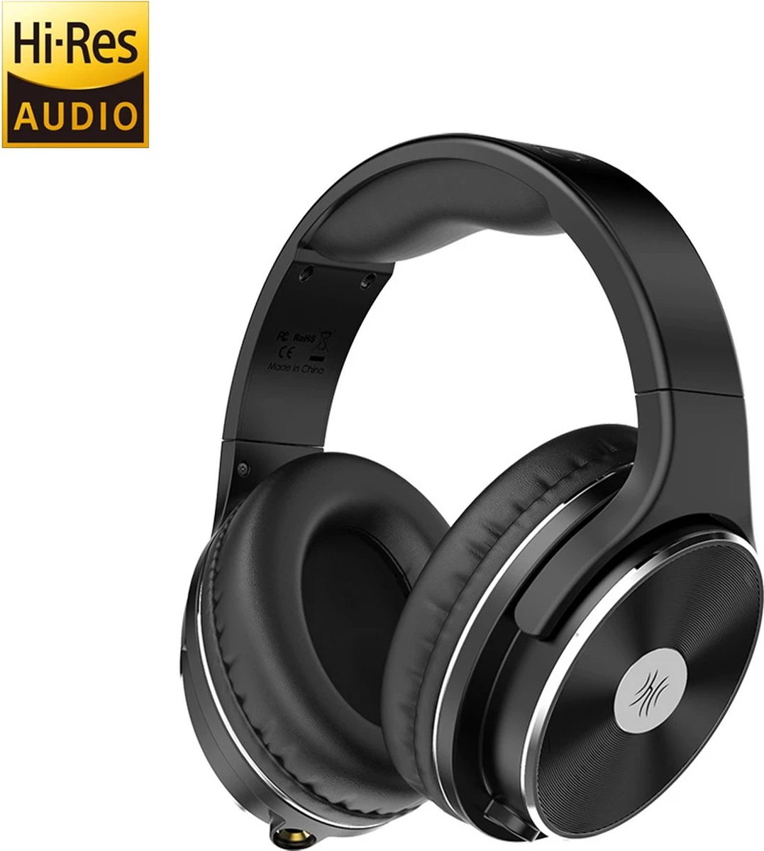 OneOdio Studio HiFi - Zwart - Over-ear Koptelefoon met microfoon - Met Draagtas - Bedrade hoofdtelefoon - 3.5mm en 6.3mm
