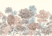Komar Painted Trees Vlies Fotobehang 400x280cm 8-Banen