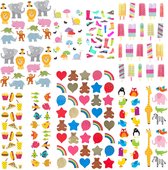 Stickers voor Kinderen | Kinderstickers Varia  | Diverse Knutselstickers, Hobbystickers, Dierenstickers, Fast Food Stickers, Stickermix | Topkwaliteit Stickers | Cadeautje Kind | Kadootje Kinderverjaardag | Creatief Bezig | Scrapbooking Stickers