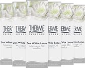 Therme Massage Olie Zen White Lotus 6 x 125 ml - Voordeelverpakking